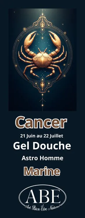 Gel douche Astro Cancer Homme