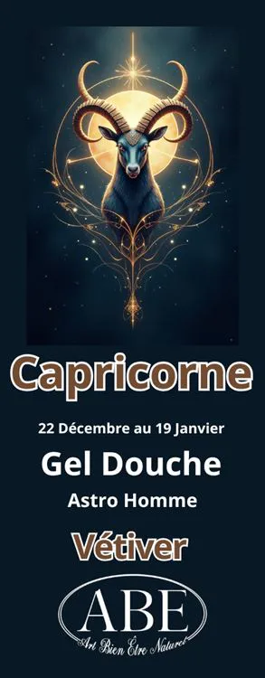 Gel douche Astro Capricorne Homme