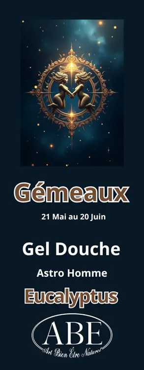 Gel douche Astro Gémeaux Homme