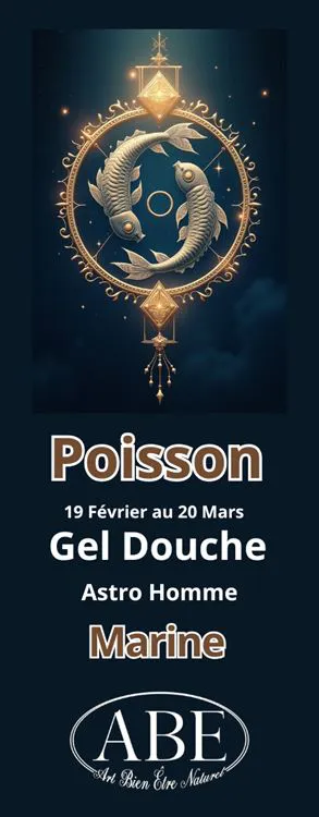 Gel douche Astro Poisson Homme