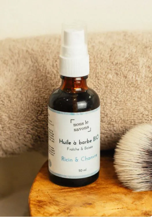 Huile de soin de barbe