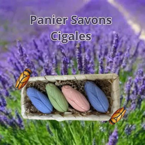 Panier savons Cigales