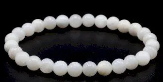 LUN61 - Pierre de Lune Blanche 6mm