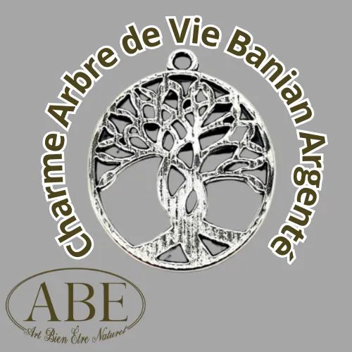 Charme Arbre de Vie Banian Argent