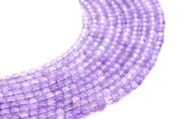 Perles AMETHYSTE  LIGHT	4mm (10pcs)