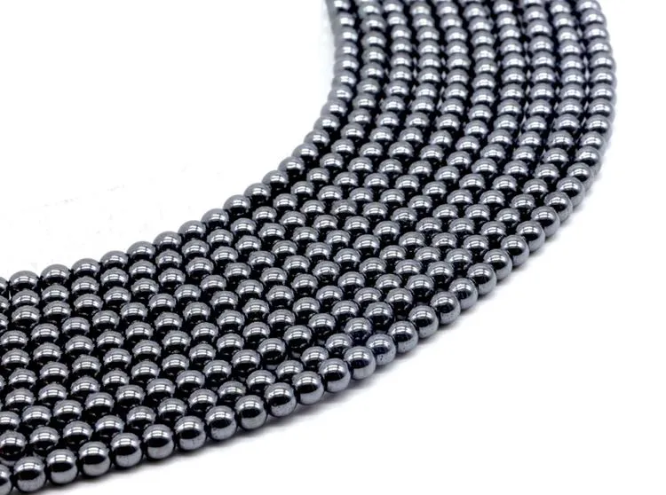 Perles HEMATITE 4mm 10pcs