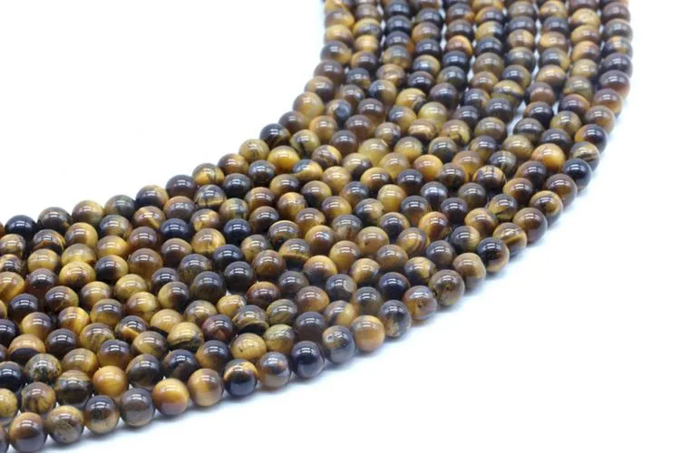 Perles ŒIL DE TIGRE 4mm 10pcs