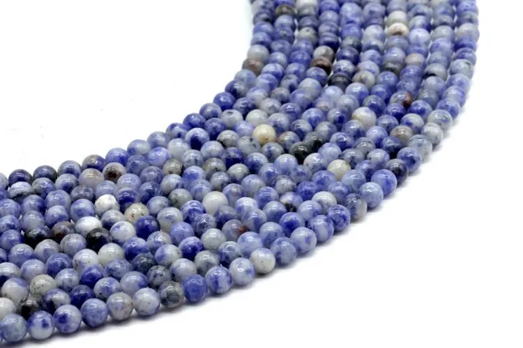 Perles SODALITE  4mm 10pcs