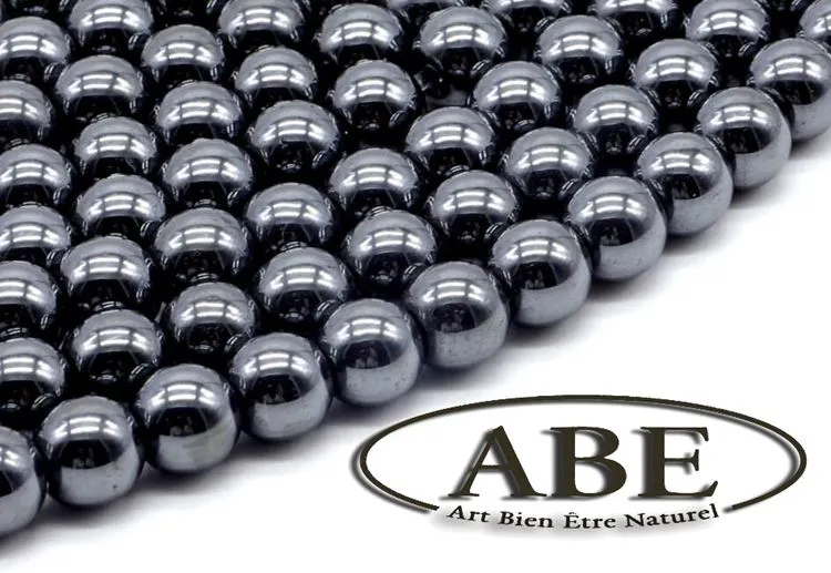 Hématite 6mm (10pcs)