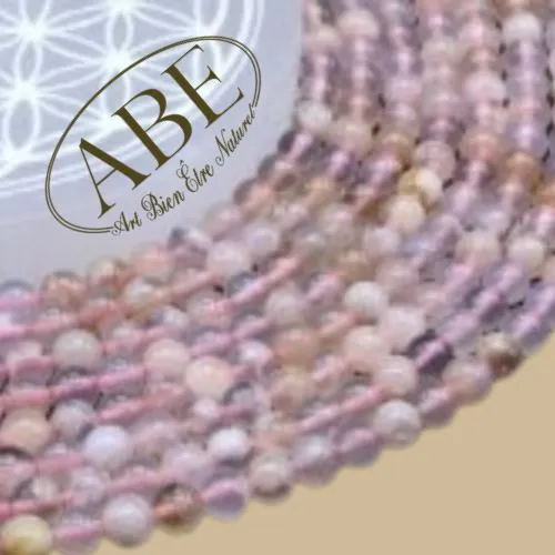 Perles Agate Cerise 6mm 10Pcs