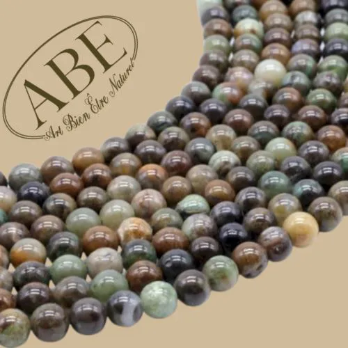 Perles Serpentine 6mm 10Pcs
