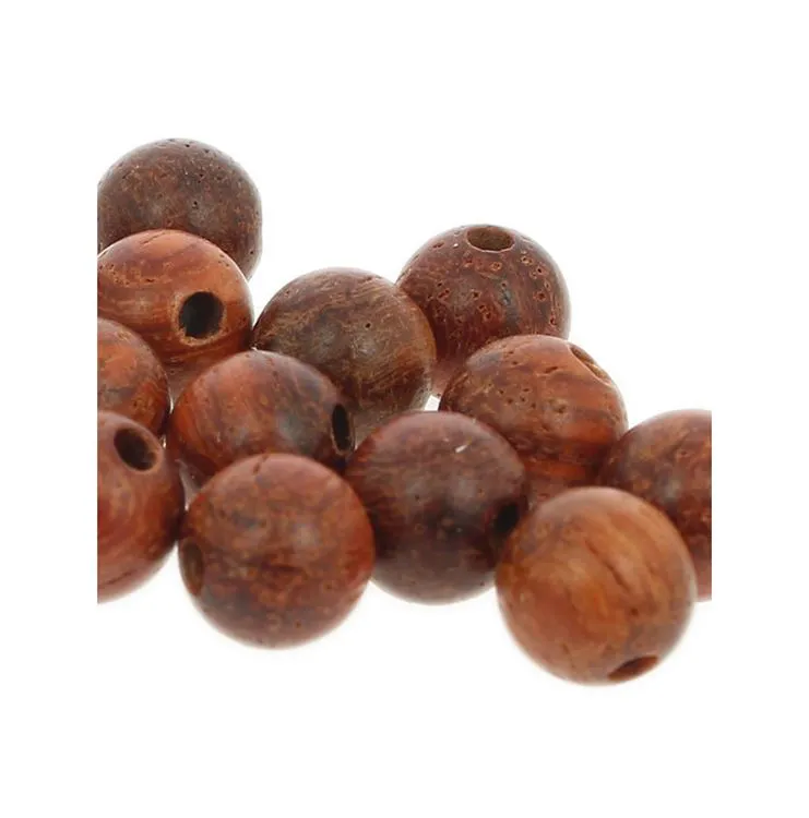 Bois de Rose perle 6mm Ronde