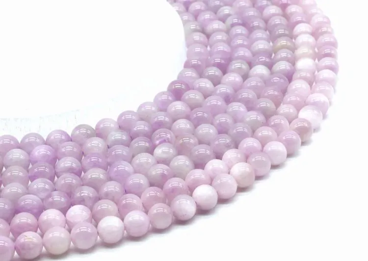  kunzite 8 mm 10 pcs 