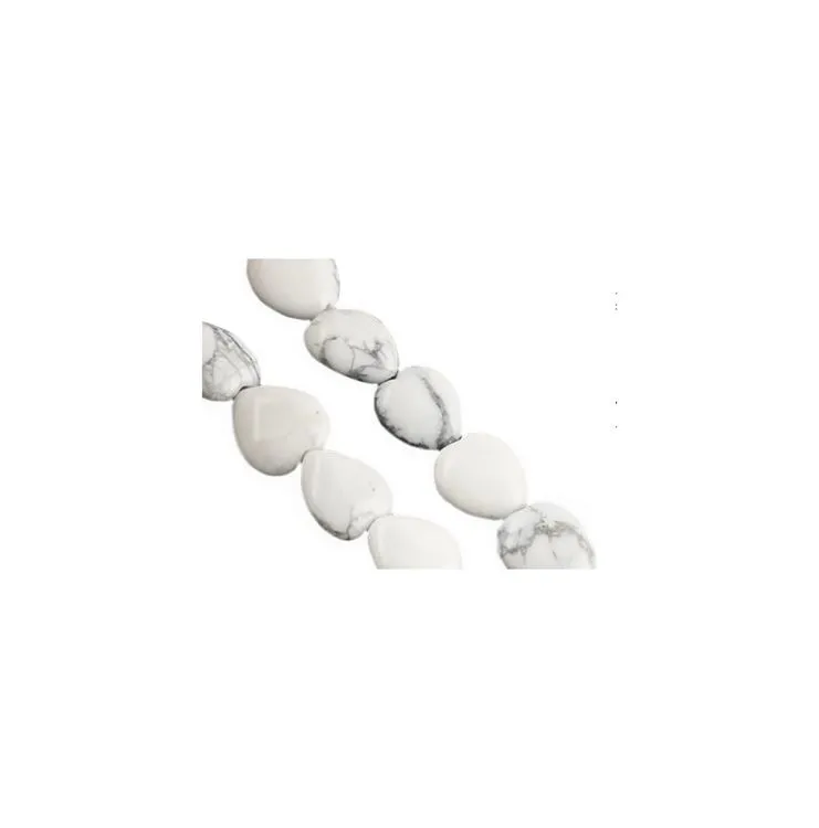 Perles HOWLITE CŒUR   10 Pcs
