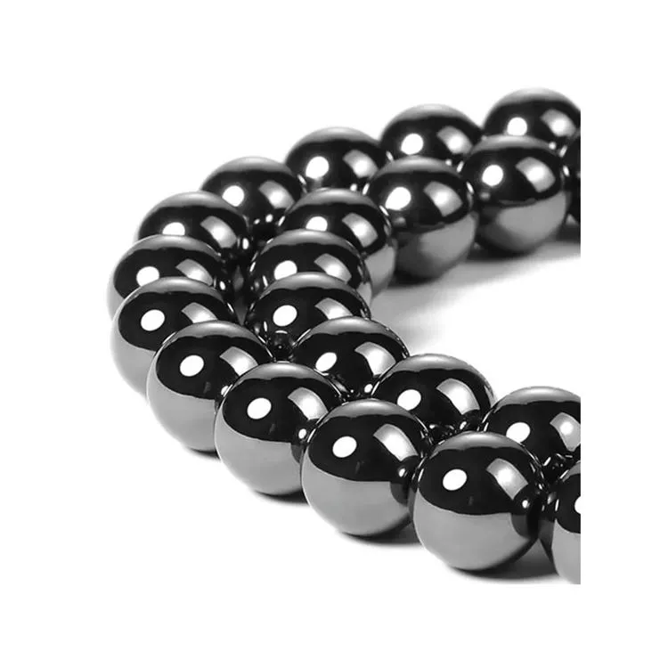 Perles HEMATITE 10 mm 10 Pcs