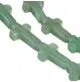 Aventurine Verte 16mm Perle croix perc&eacute;e