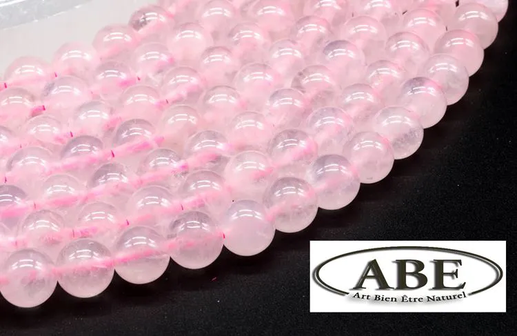 Quartz Rose 6mm x 100