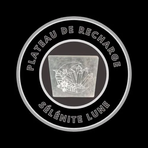 Plateau Recharge Selenite Lune 10cm