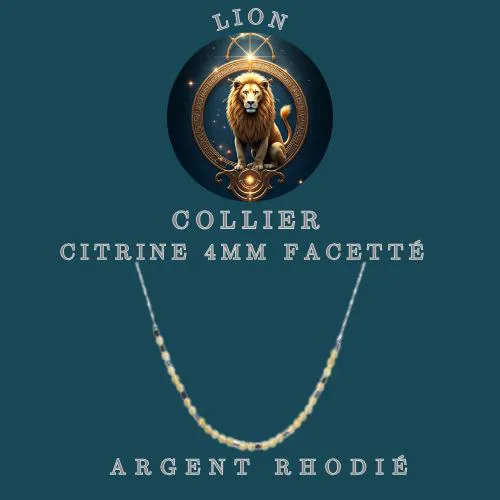 Collier Zodiac Lion