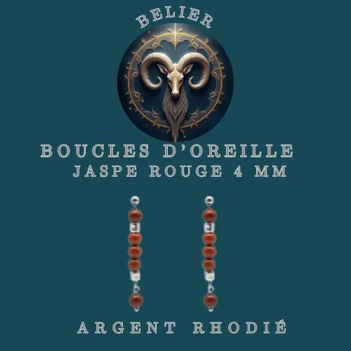 Boucles d'oreille Zodiac Bélier