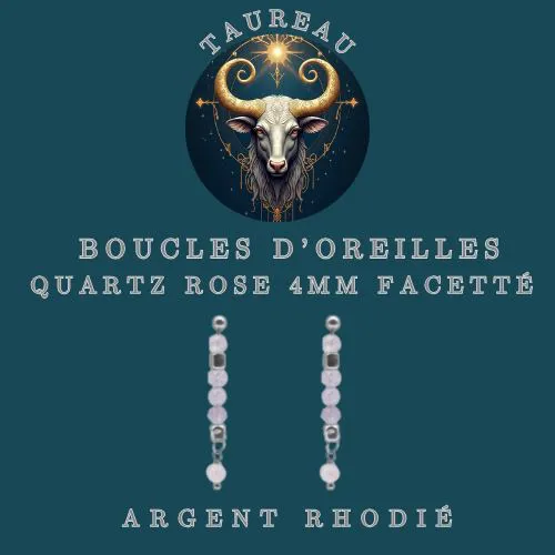 Boucles d'oreille Zodiac Taureau