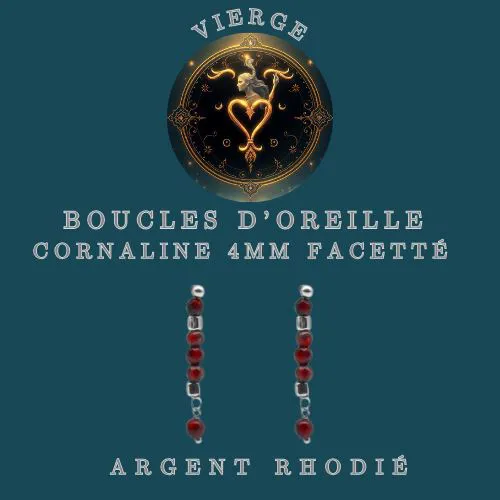 Boucles d'oreille Zodiac Vierge