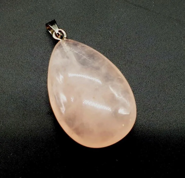Pendentifs Quartz rose
