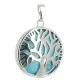 Pendentif Arbre de Vie PierreTurquoise Sinkiang