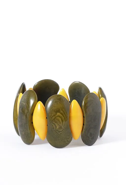 Bracelet Canoa Bronze Jaune