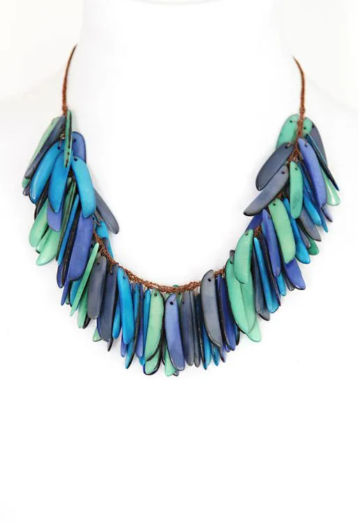 Collier - Flamme Turquoise