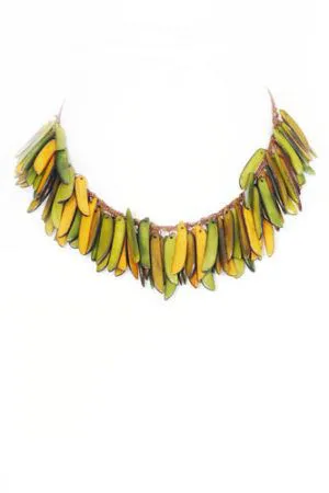 Collier - Flamme Vert