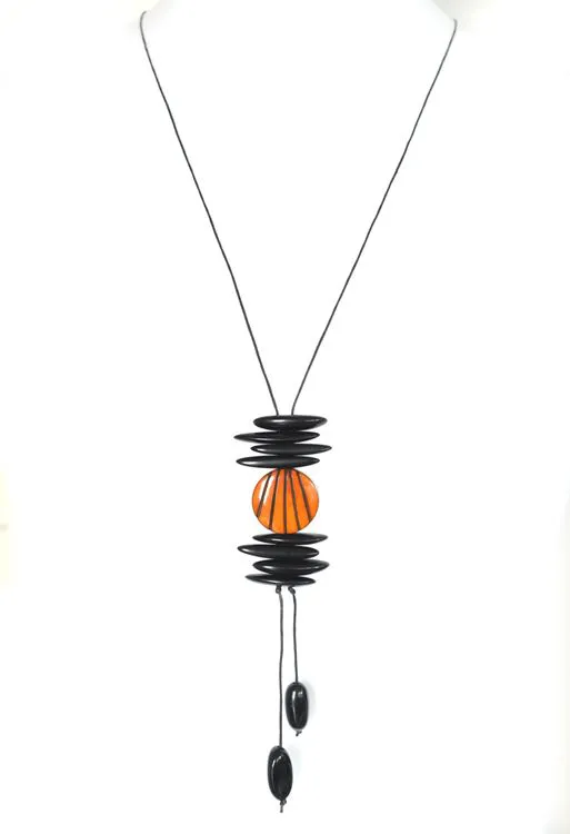 Collier - Atakames Orange