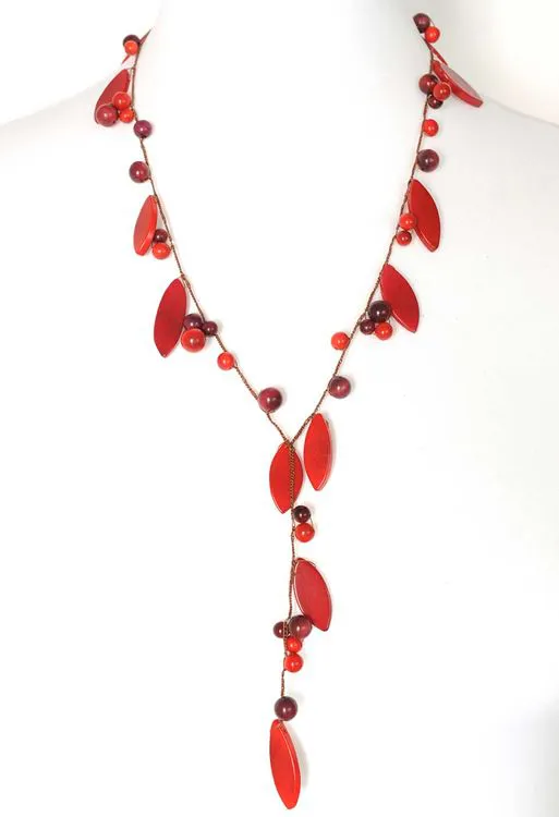 Collier Arcoris Rouge Bordeau