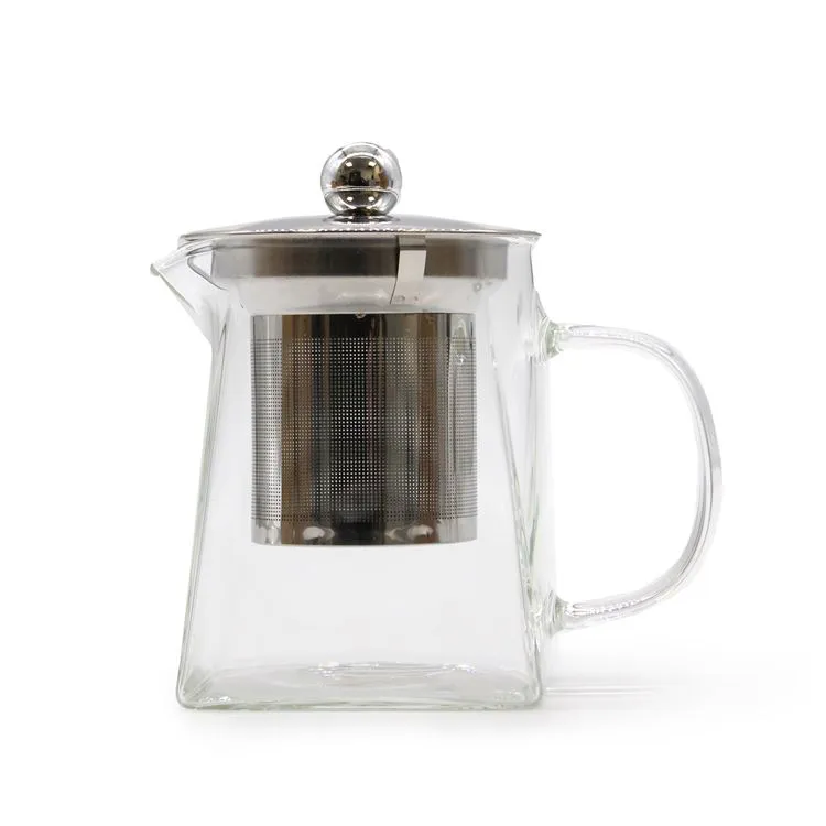 Théière en verre avec infuseur -Forme Tour -350ml 