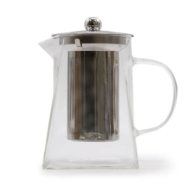 Théière en verre avec infuseur -Forme Tour -780ml 