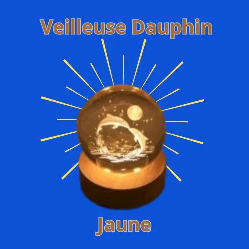Veilleuse dauphin de 6 cm