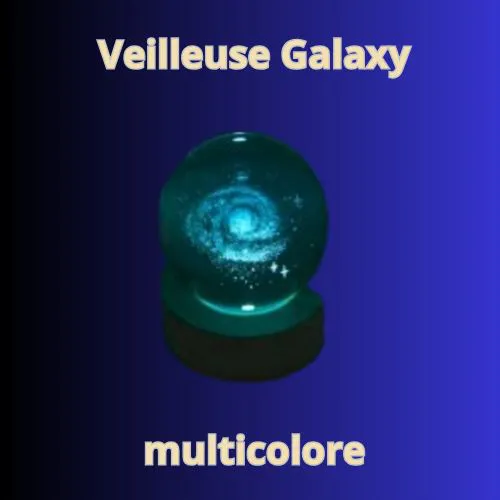 Veilleuse Galaxy  Multicolor 6 cm