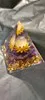 Pyramide Orgonite Lotus Violet 2