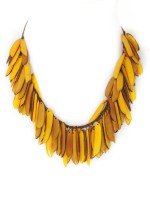 Collier - Flamme Jaune