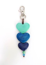 Porte Clefs - Corazon Turquoise