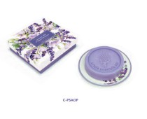 Coffret luxe porte savons & savon Lavande