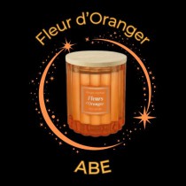 BOUGIE SOJA FLEUR ORANGER 190 GR