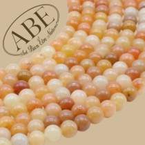 Perles Aventurine Orange 6mm 10Pcs