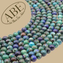 Perles Azurite 'AAA' 6mm 10Pcs