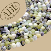 Perles Opale Vert 6mm 10Pcs