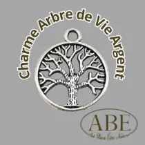 Charme Arbre de Vie Argent