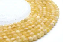 Perles Calcite Orange 8mm