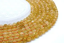 Perles Citrine Naturelle 8mm