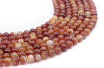 Perles Cornaline 8mm