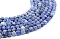 Perles de sodalite de 8 mm